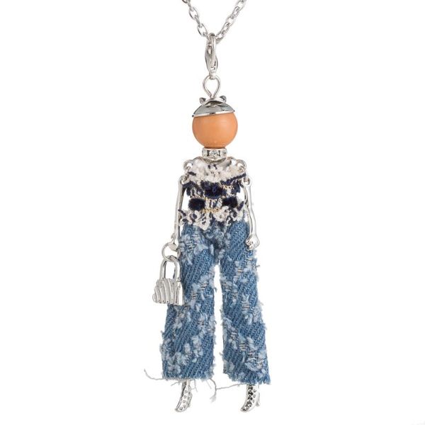 2020 trendy ripped jeans doll necklace dress long chain charms necklace statement big pendants necklaces fashion jewelry, Silver
2020 trendy ripped jeans doll necklace dress long chain charms necklace statement big pendants necklaces fashion jewelry, Silver