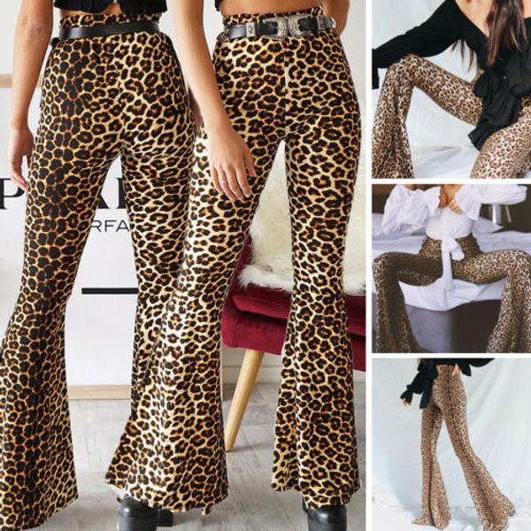 new fashion leopard pant women leopard print high waist wide leg trousers loose pant lady casual stretch flare, Black;white
new fashion leopard pant women leopard print high waist wide leg trousers loose pant lady casual stretch flare, Black;white