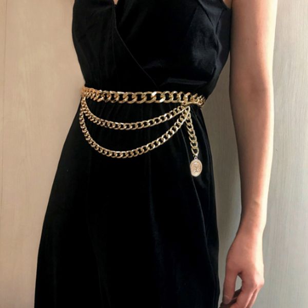 fashion dress belt chain luxury golden waist metal female belts for women silvery tassel punk dresses belt, Black;brown
fashion dress belt chain luxury golden waist metal female belts for women silvery tassel punk dresses belt, Black;brown