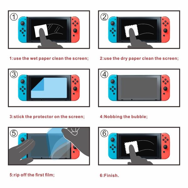 premium tempered glass film protector for nintend switch ns nx anti-scratch lcd screen protectors 9h guard film
premium tempered glass film protector for nintend switch ns nx anti-scratch lcd screen protectors 9h guard film