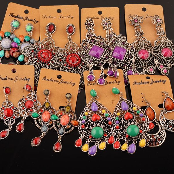 20 pairs mixed lots wholesale women bohemian ethnic long drop earrings mixed style flower waterdrop carved bohe boucle earrings, Silver
20 pairs mixed lots wholesale women bohemian ethnic long drop earrings mixed style flower waterdrop carved bohe boucle earrings, Silver