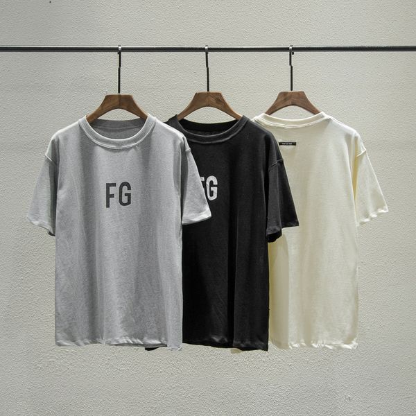 19ss hip hop fear of god 6th fg logo oversize t shirt skateboard cool t-shirt fog men and women cotton short-sleeved tee, White;black
19ss hip hop fear of god 6th fg logo oversize t shirt skateboard cool t-shirt fog men and women cotton short-sleeved tee, White;black