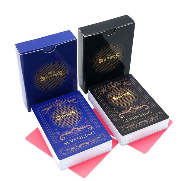 new 2sets/lot baccarat texas hold'em poker cards royal poker waterproof frosting poker star plastic playing card game board game, Black;blue
new 2sets/lot baccarat texas hold'em poker cards royal poker waterproof frosting poker star plastic playing card game board game, Black;blue