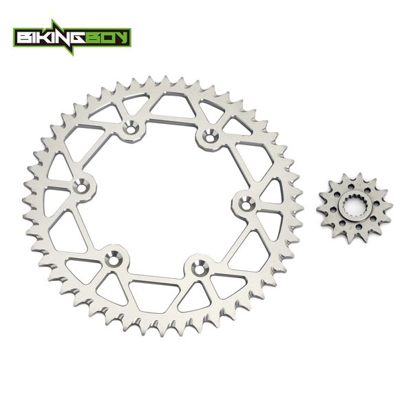 bikingboy front 14t rear 48t 49t 50t 51t 52t sprockets for husaberg fe250 13 2014 te250 te300 11-14 fe450 08-14 09 10 12 13 set
bikingboy front 14t rear 48t 49t 50t 51t 52t sprockets for husaberg fe250 13 2014 te250 te300 11-14 fe450 08-14 09 10 12 13 set