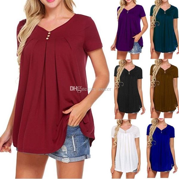 womens short sleeves designer womens casual t shirt new fashion womens t shirt casual sports short sleeve multiple colour s-2xl, White
womens short sleeves designer womens casual t shirt new fashion womens t shirt casual sports short sleeve multiple colour s-2xl, White