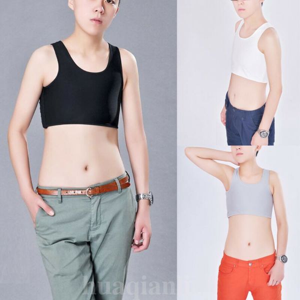 short chest bustiers vest breathable buckle binder trans lesbian tomboy bustiers women costume, Black;white
short chest bustiers vest breathable buckle binder trans lesbian tomboy bustiers women costume, Black;white