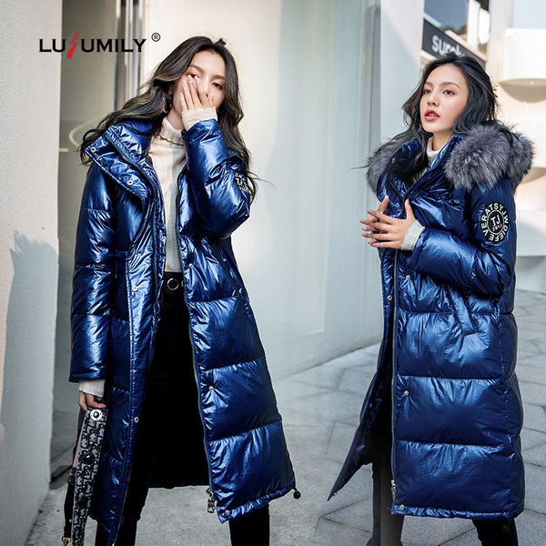 lusumily 2019 new women winter down jacket chic big fur warm cotton padded coat female parka hooded glossy jackets oversized, Tan;black
lusumily 2019 new women winter down jacket chic big fur warm cotton padded coat female parka hooded glossy jackets oversized, Tan;black