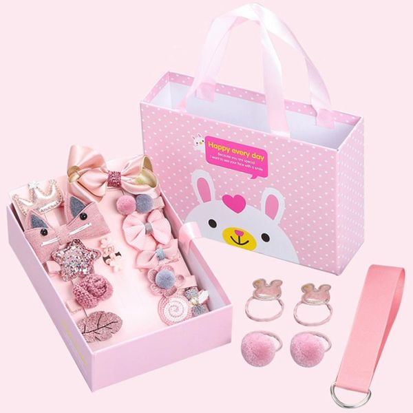 18pcs/set hair clip cute hair accessories girl headwear bow flower animal hairpin band cartoon elastic headdress gift w0013, Slivery;white
18pcs/set hair clip cute hair accessories girl headwear bow flower animal hairpin band cartoon elastic headdress gift w0013, Slivery;white