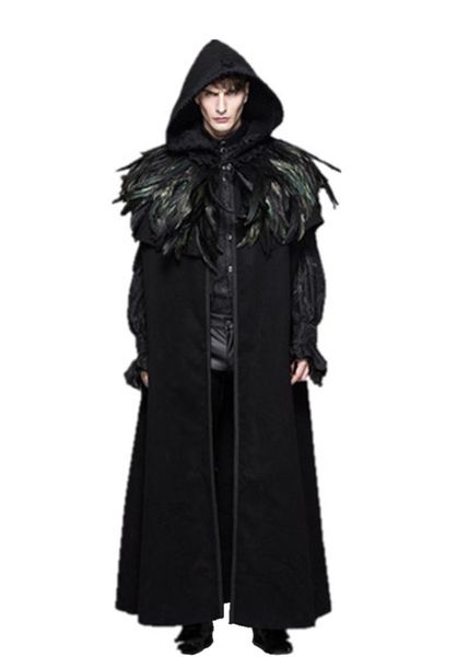 men's trench coats devil fashion men gothic punk detachabel wool cloak cape black hooded long coat women perform, Tan;black
men's trench coats devil fashion men gothic punk detachabel wool cloak cape black hooded long coat women perform, Tan;black