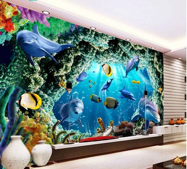 wdbh custom p mural 3d wallpaper underwater world dolphins cave fish living room home decor 3d wall murals wallpaper for walls 3 d
wdbh custom p mural 3d wallpaper underwater world dolphins cave fish living room home decor 3d wall murals wallpaper for walls 3 d
