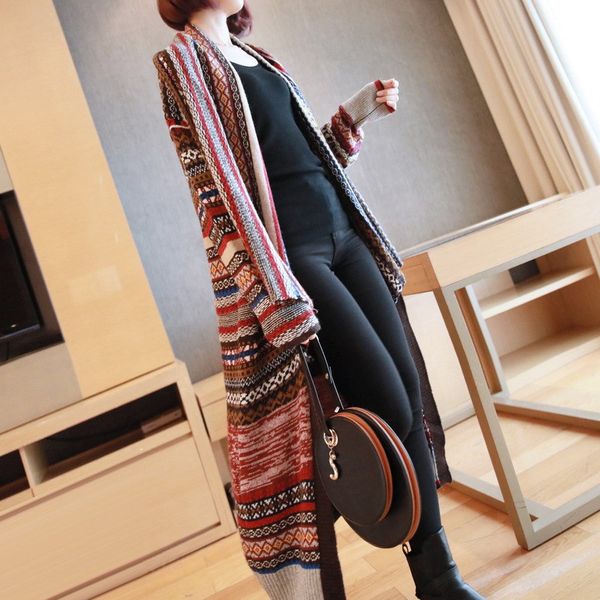 new european women's clothing soft and comfortable coat female retro women autumn knitted v-neck long cardigan fashionable long, White
new european women's clothing soft and comfortable coat female retro women autumn knitted v-neck long cardigan fashionable long, White