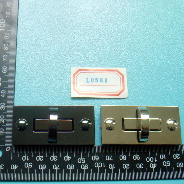 10 sets/lot square shape twist turn lock clasp closure women handbag parts retangle hardware accessories diy l0581, Black
10 sets/lot square shape twist turn lock clasp closure women handbag parts retangle hardware accessories diy l0581, Black