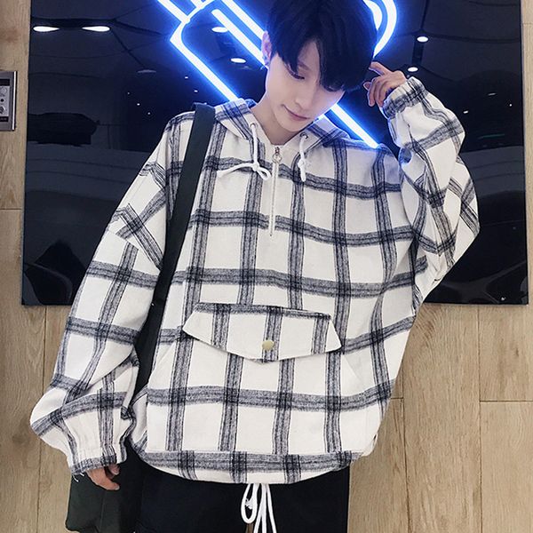 korean plaid hoodies men retro streetwear loose sweatshirt hip hop man vintage hoodie black man vintage men pullover hoodies
korean plaid hoodies men retro streetwear loose sweatshirt hip hop man vintage hoodie black man vintage men pullover hoodies