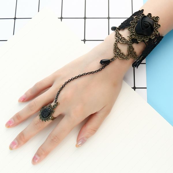 2019 fashion bracelet set halloween decoration personality design pendant black rose bracelets jewelry gift festival for women, Golden;silver
2019 fashion bracelet set halloween decoration personality design pendant black rose bracelets jewelry gift festival for women, Golden;silver
