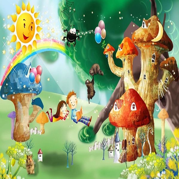 custom large mural 3d wallpaper cartoon cute mushroom house sun baby bedroom mural tv back wall decor deep 5d embossed
custom large mural 3d wallpaper cartoon cute mushroom house sun baby bedroom mural tv back wall decor deep 5d embossed