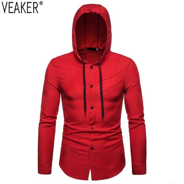 2019 nieuwe mannen slim fit hooded shirt mannelijke herfst lange mouw effen kleur shirts wit rood mannen hooded shirt s-2xl, White;black
2019 nieuwe mannen slim fit hooded shirt mannelijke herfst lange mouw effen kleur shirts wit rood mannen hooded shirt s-2xl, White;black
