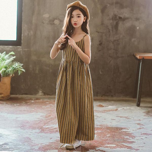 yourseason 2020 toddler summer vacation clothes children maxi long stripe dress baby teen sling casual beach dress sleeveless, Red;yellow
yourseason 2020 toddler summer vacation clothes children maxi long stripe dress baby teen sling casual beach dress sleeveless, Red;yellow