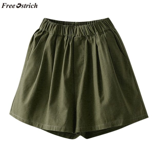 free ostrich women fashion elastic waist cotton wide leg pleated shorts solid color linen loose daily casual shorts with pocket, White;black
free ostrich women fashion elastic waist cotton wide leg pleated shorts solid color linen loose daily casual shorts with pocket, White;black