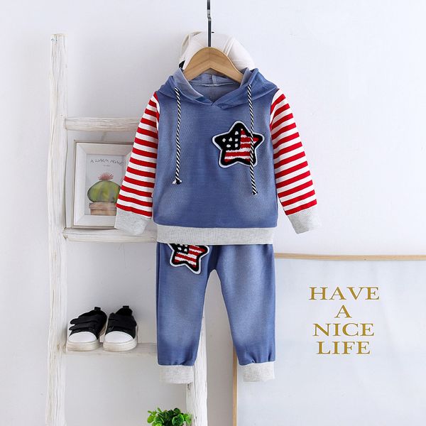spring autumn baby boy girl clothes cotton children stripe hooded pants 2pcs/sets infant kid fashion toddler clothing tracksuits, White
spring autumn baby boy girl clothes cotton children stripe hooded pants 2pcs/sets infant kid fashion toddler clothing tracksuits, White
