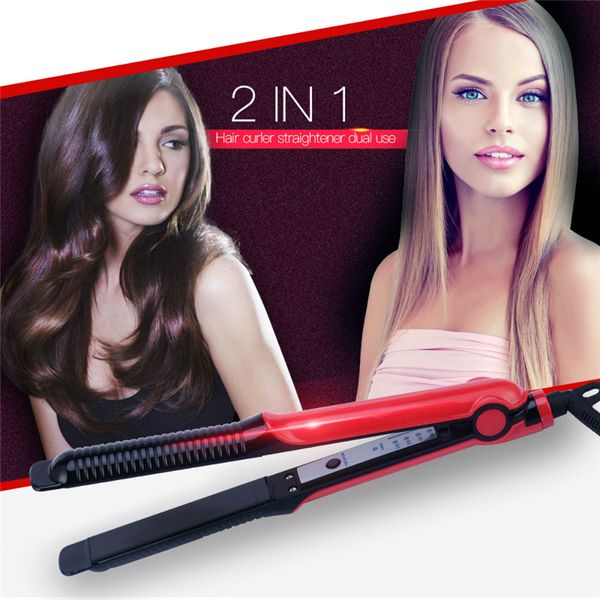 2in1 professional dry&wet flat iron hair straighteners curler corrugated crimper waves straightening curling iron styling tool47
2in1 professional dry&wet flat iron hair straighteners curler corrugated crimper waves straightening curling iron styling tool47