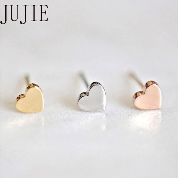jujie new romantic lovely heart shape stud earrings women stainless steel ear stud girlfriend gifts korea style fashion jewelry, Golden;silver
jujie new romantic lovely heart shape stud earrings women stainless steel ear stud girlfriend gifts korea style fashion jewelry, Golden;silver