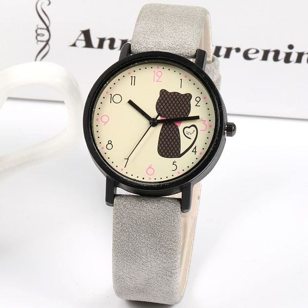 fashion creative cartoon cat girl watches children retro leather women quartz watch kids wrist watch gift clock female relogio, Slivery;brown
fashion creative cartoon cat girl watches children retro leather women quartz watch kids wrist watch gift clock female relogio, Slivery;brown