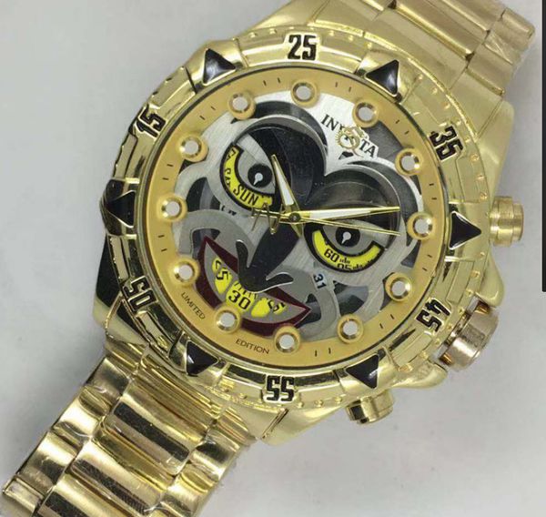new spot brazil selling infuit clown series mens steel belt quartz watch, Slivery;brown
new spot brazil selling infuit clown series mens steel belt quartz watch, Slivery;brown
