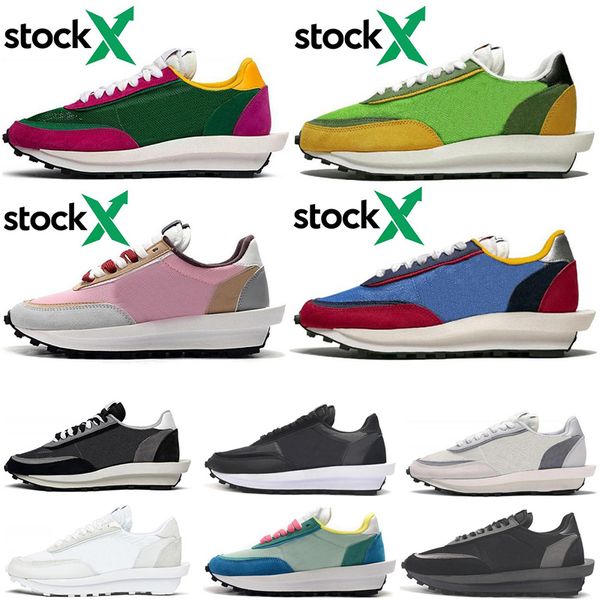 stock x sacai ld waffle ldv men women running shoes nylon green blue multi black white mens sports sneaker trainers runner shoes 36-45
stock x sacai ld waffle ldv men women running shoes nylon green blue multi black white mens sports sneaker trainers runner shoes 36-45