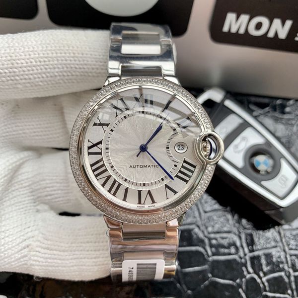 montre de luxe 8215 automatic mechanical movement sapphire glass mirror 316 steel case high strength waterproof fashion steel strap x699, Slivery;brown
montre de luxe 8215 automatic mechanical movement sapphire glass mirror 316 steel case high strength waterproof fashion steel strap x699, Slivery;brown