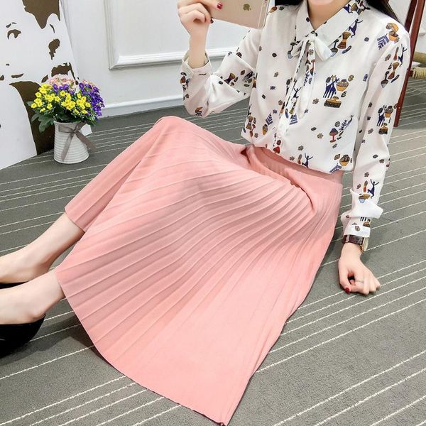 autumn pleated skirt new women's high waist pleated solid color fold casual loose half length elastic skirt promotions #4.10, Black
autumn pleated skirt new women's high waist pleated solid color fold casual loose half length elastic skirt promotions #4.10, Black