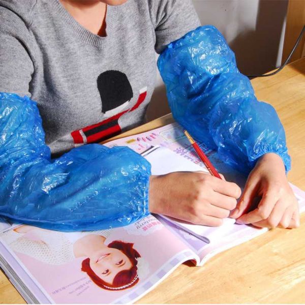 100 pcs protective waterproof disposable cleaning sleeves cover plastic household arm non toxic restaurant elastic salon durable
100 pcs protective waterproof disposable cleaning sleeves cover plastic household arm non toxic restaurant elastic salon durable