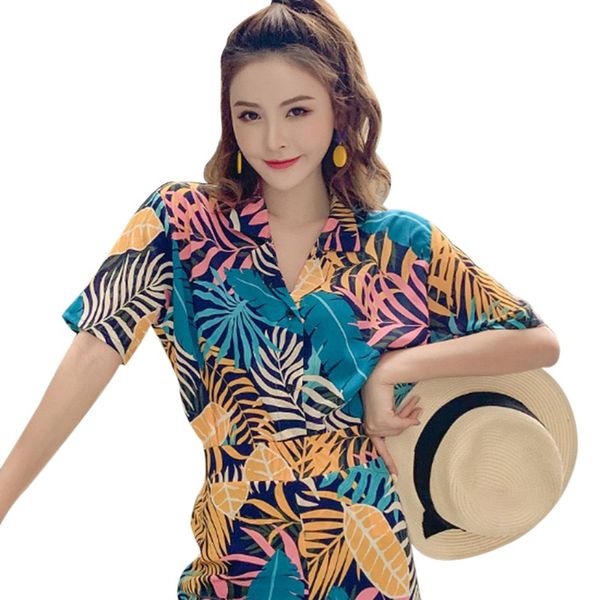 women's blouses & shirts 2021 chiffon womens casual female hawaiian fashion leaves short sleeve ladies summer loose, White
women's blouses & shirts 2021 chiffon womens casual female hawaiian fashion leaves short sleeve ladies summer loose, White