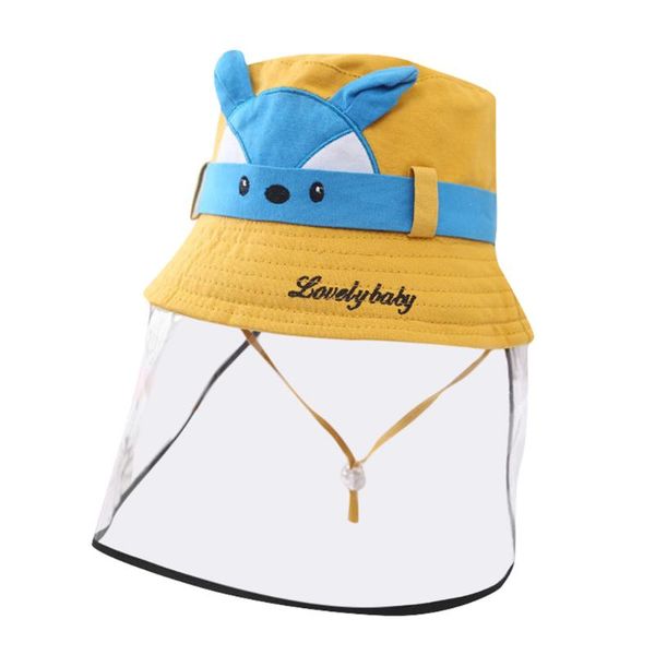 2020 cute bucket hat children anti-spitting protective hat dustproof cover kids boys girls fisherman cap, Yellow
2020 cute bucket hat children anti-spitting protective hat dustproof cover kids boys girls fisherman cap, Yellow