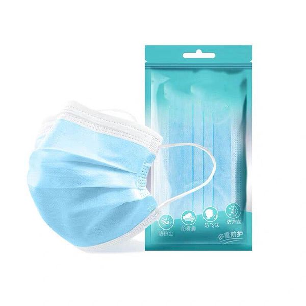 оптовая продажа футболки маски одноразовые 4 слоя пылезащитная маска для лица защитный чехол маски набор антипылевая маска бесплатная достав