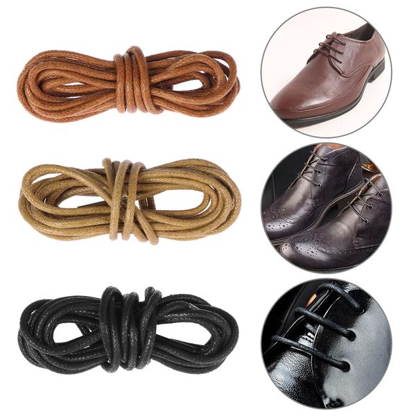 2 pairs 70/80/90/100cm shoe laces cord leather dress shoes boots laces stringsround waxed shoelaces accessories, White;pink
2 pairs 70/80/90/100cm shoe laces cord leather dress shoes boots laces stringsround waxed shoelaces accessories, White;pink