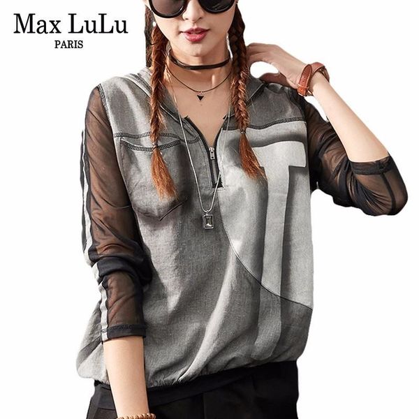 max lulu spring luxury punk girls crop tee shirt womens lace t-shirts zipper hooded woman v neck tshirt oversized fine, White
max lulu spring luxury punk girls crop tee shirt womens lace t-shirts zipper hooded woman v neck tshirt oversized fine, White