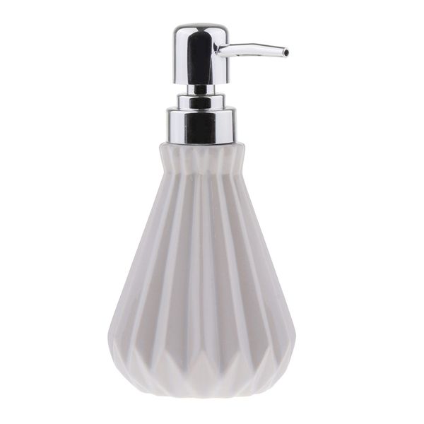soap liquid pump dispenser container bathroom supply white/red/black ceramic