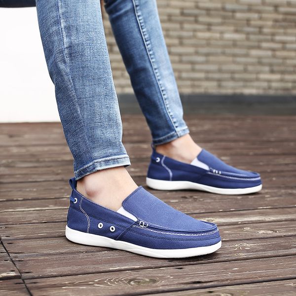 canvas shoes men, ultralight breathable casual men shoes ,spring summer comfortable loafers lazy driving flats men, Black
canvas shoes men, ultralight breathable casual men shoes ,spring summer comfortable loafers lazy driving flats men, Black