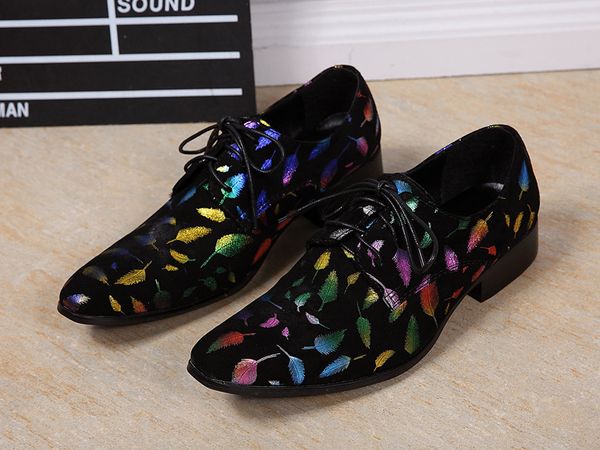 2019 men fashion colorful pointed toe low heels leather shoes men formal evening party stage dress shoes, Black
2019 men fashion colorful pointed toe low heels leather shoes men formal evening party stage dress shoes, Black