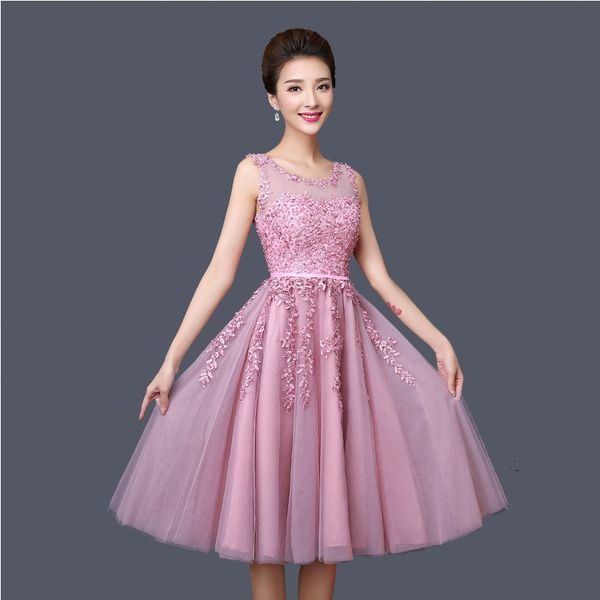 2020 lace appliques pink white short prom homecoming dresses plus size beaded crystals graduation gown cocktail party gown, Black
2020 lace appliques pink white short prom homecoming dresses plus size beaded crystals graduation gown cocktail party gown, Black