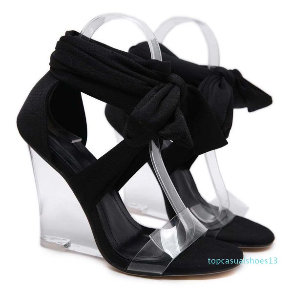 ankle wrap clear heels fashion luxury designer women gladiator women sandals women platform wedges heels sandals size 35 to 41 t13, Black 
ankle wrap clear heels fashion luxury designer women gladiator women sandals women platform wedges heels sandals size 35 to 41 t13, Black