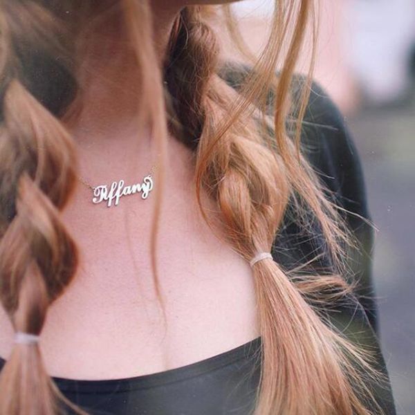 personalized name necklaces solid stainless steel chokers for women fashion pendant custom special unique gift for her jewelry, Silver
personalized name necklaces solid stainless steel chokers for women fashion pendant custom special unique gift for her jewelry, Silver