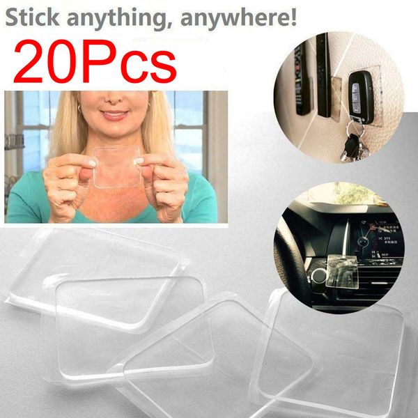 20 pcs car super sticky gripping pad for phone gps cards clear anti slip pads super easy gripping pad car accessorie
20 pcs car super sticky gripping pad for phone gps cards clear anti slip pads super easy gripping pad car accessorie