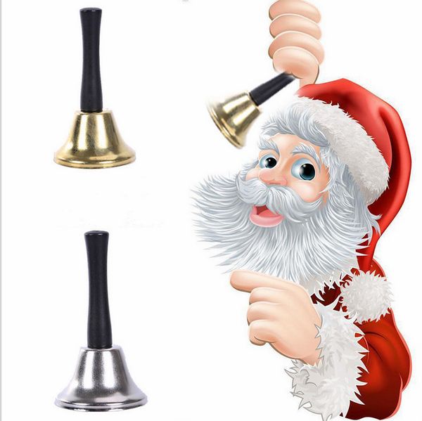gold silver christmas hand bell xmas party tool dress up as santa claus christmas bell rattle new year decoration
gold silver christmas hand bell xmas party tool dress up as santa claus christmas bell rattle new year decoration