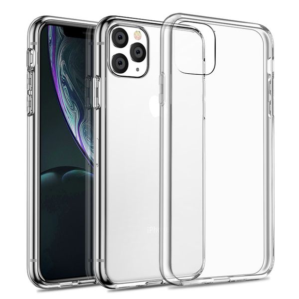 for new iphone 11 pro x xs xr max 8 7 crystal gel case ultra thin transparent soft tpu clear cases for samsung s10 e plus note 10 pro s9