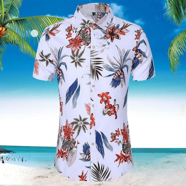 fashion summer shirt men beach hawaiian slim hawaii short sleeve floral printed turn-down collar casual vacation shirt #45, White;black
fashion summer shirt men beach hawaiian slim hawaii short sleeve floral printed turn-down collar casual vacation shirt #45, White;black