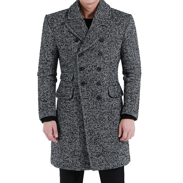 herringbone cotton coat men 2019 spring and autumn new england retro large lapel long wool jacket mens large size clothes s-5xl, Black
herringbone cotton coat men 2019 spring and autumn new england retro large lapel long wool jacket mens large size clothes s-5xl, Black