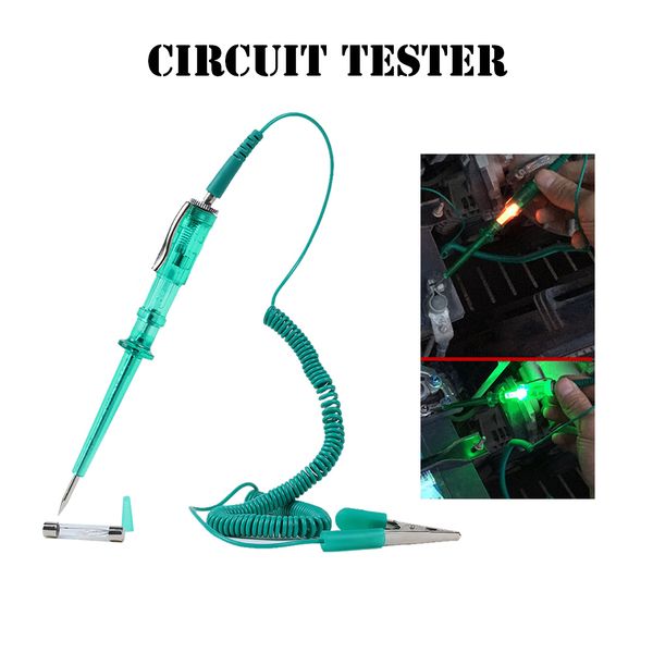 new 6-24v car circuit tester voltage electrical automotive light probe pen green detection lightweight portable diagnostic tool
new 6-24v car circuit tester voltage electrical automotive light probe pen green detection lightweight portable diagnostic tool