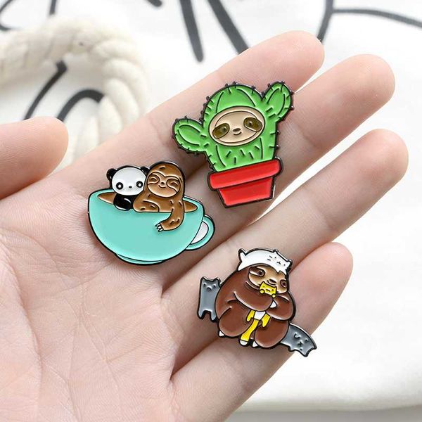 cute panda cactus enamel pins teacup cartoon badge buttons brooch animal lovers denim shirt lapel pins, Gray
cute panda cactus enamel pins teacup cartoon badge buttons brooch animal lovers denim shirt lapel pins, Gray