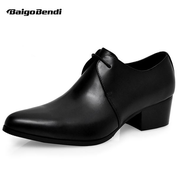 hight end men real leather high heel shoes man thick heel oxfords height increasing wedding shoes trendy heighten, Black
hight end men real leather high heel shoes man thick heel oxfords height increasing wedding shoes trendy heighten, Black